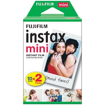 FUJIFILM Papel Fotográfico Colorfilm Instax Mini, 54 x 86 mm, Branco