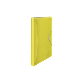ESSELTE Pasta com Fole Ice, A4, Polipropileno, 6 Compartimentos, Amarelo