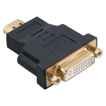 hama Adaptador HDMI™ (M) – DVI-D (F), Preto