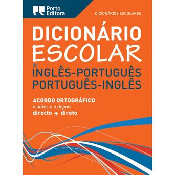 PORTO EDITORA Dicionário Escolar Duplo Inglês/Português