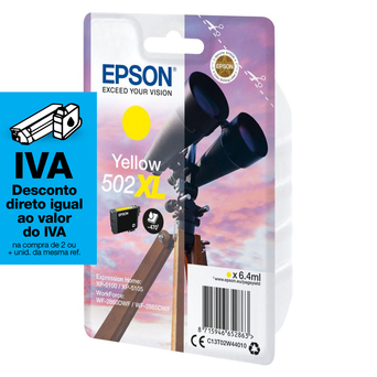 Epson Tinteiro de Alta Capacidade 502XL, Amarelo