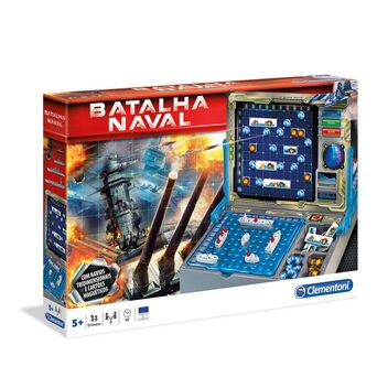 CLEMENTONI Jogo Tabuleiro ‘Batalha Naval Eletrónica’, +5 Anos