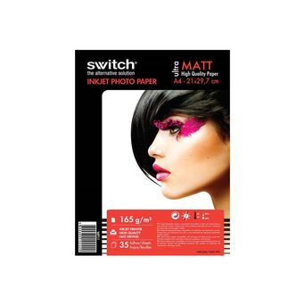 Papel Fotográfico Ultra Matt para Impressoras a Jato de Tinta, A4, Mate, 165 g/m², Branco
