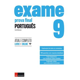 LEYA Livro Preparação ‘Exame Português 9’, 9º Ano