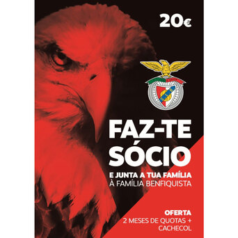 Cartão Sócio Família Benfica, € 20 - Chave Digital