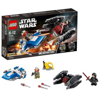 Lego Jogo ‘A-Wing™ vs. TIE Silencer™ Microfighters’ – Star Wars™, 6 a 12 Anos