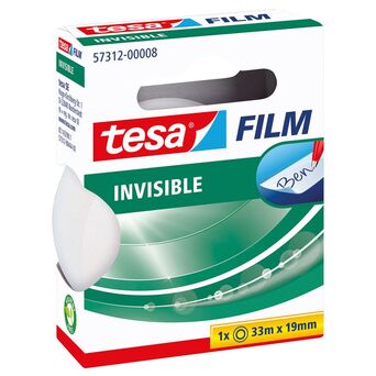 tesa Fita Adesiva tesafilm® Invisible, Transparente, 33m x 19 mm