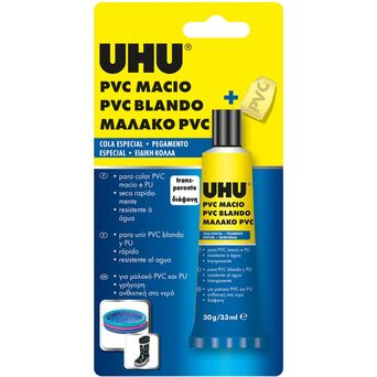 UHU Cola PVC Macio, 33 ml