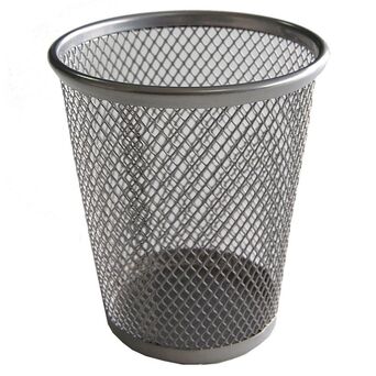 REYMON Porta-Lápis Mesh, Metal, Cinzento