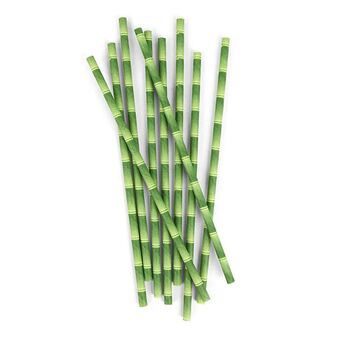 Staples Palhinha de Papel Bamboo Biodegradável Sustainable Earth, 19,6 cm x 0,6 cm