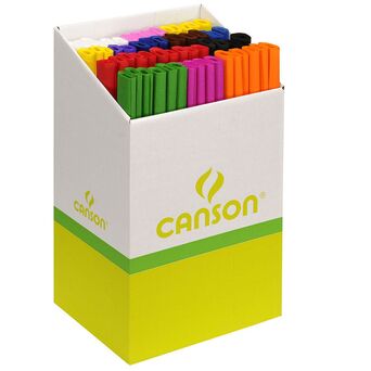 CANSON Papel Crepe Standard, 50 x 250 cm, 32 g/m², Cores Vivas Sortidas