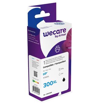 Wecare Tinteiro refabricado, compatível com HP 300XL B, CC641EE, preto embalagem Única