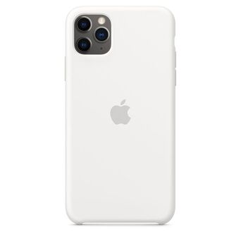 APPLE Capa para iPhone 11 Pro Max, Silicone, Branco