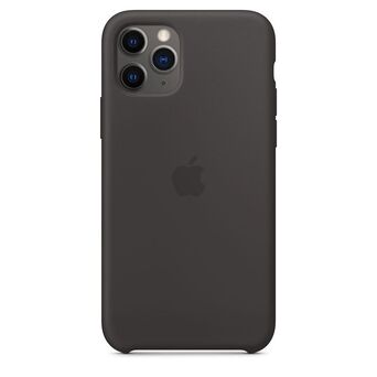 APPLE Capa para iPhone 11 Pro, Silicone, Preto