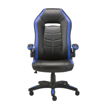Staples Cadeira de Gaming Skyline, Pele Sintética, Preto e Azul