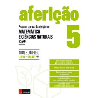 LEYA Livro ‘Aferição – Matemática e Ciências Naturais’, 5º Ano