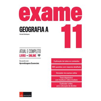 LEYA Livro ‘Exame – Geografia’, 11º Ano