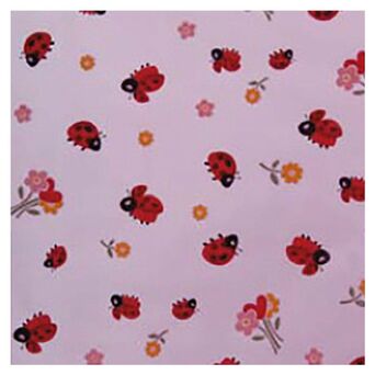COLIBRI Rolo para Embrulhos Máquina Perfecta®, 30 cm x 30 m, Polipropileno, Joaninhas com Fundo Rosa