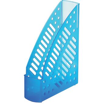 FAIBO Porta-Revistas, Poliestireno, 7,5 cm, Azul Claro
