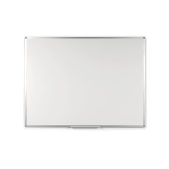 Staples Quadro Branco de Limpeza a Seco, Aço Lacado, Superfície Magnética, Moldura de Alumínio, 120 x 90 cm