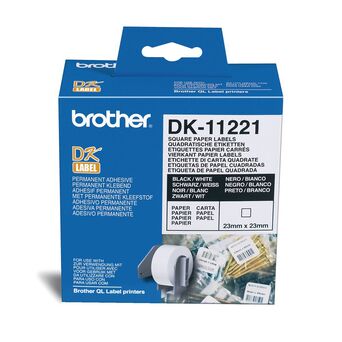 P-TOUCH Etiqueta Brother Dk11221 23x23mm 1000un