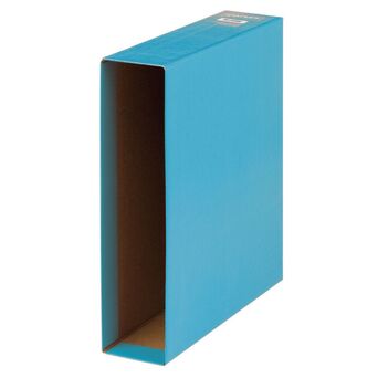 Staples Caixa para Pasta de Arquivo, Lombada Larga, 320 x 285 x 80 mm, Azul Claro