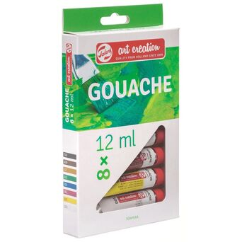 TALENS Tinta Guache, 8 x 12 ml