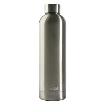 PURO Garrafa Térmica Hot & Cold Basic, 750 ml, Aço Inoxidável, Cinzento