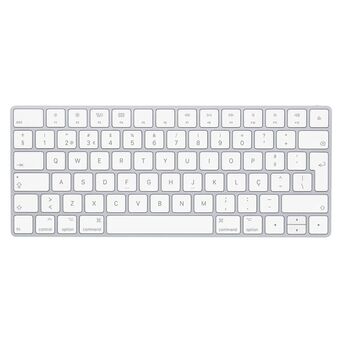 APPLE Teclado Magic Keyboard, Bluetooth, Prateado e Branco