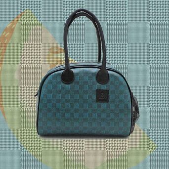 SMARTLUNCH Lancheira SmartCity Pied de Poule Melon, 27,5 x 21 x 15 cm, Azul