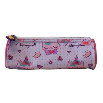 B'LOG Estojo Cilíndrico Caticorn, Rosa