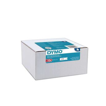 DYMO Etiquetas Standard D1 Adesivas, Preto sobre Branco, 12 mm x 7 m