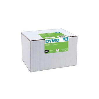 DYMO Etiquetas de Morada para LabelWriter, Branco, 36 x 89 mm, 24 Rolos com 260 Etiquetas
