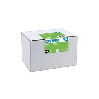 DYMO Etiquetas para Encomendas/Cartões de Crachá de Identificação, Retangulares, 101 x 54 mm, Branco