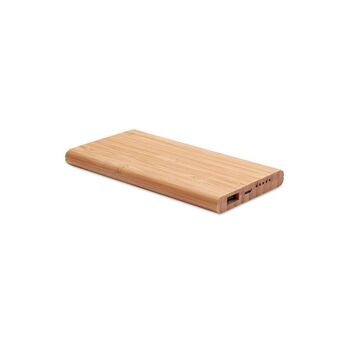 Powerbank Bambu Arena, 6.000 mAh, sem Fios, USB Tipo-C, Bege