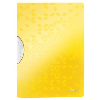 LEITZ Classificador com Clipe ColorClip Wow, A4, 30 Folhas, Amarelo
