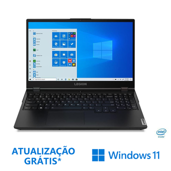 Lenovo Portátil Gaming Legion 5 15IMH-244, 15,6”, Intel® Core™ i5-10300H, 8 GB RAM, 512 GB SSD, Preto