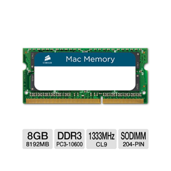 CORSAIR Memória RAM Portátil Mac DDR3, 8 GB