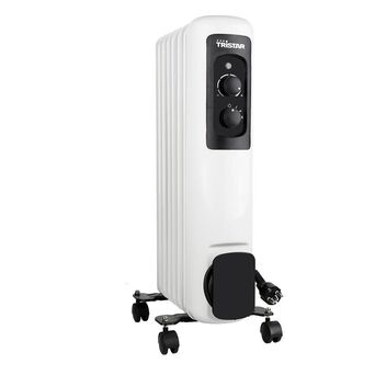 TRISTAR Radiador a Óleo KA-5067, 7 Elementos, 600 – 900 – 1500 W, Branco