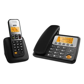 INSYS Conjunto Telefone sem Fios DECT B4-3505 Combo, Preto