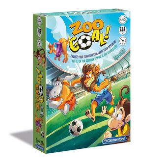 CLEMENTONI Jogo Zoo Goal! - Liga dos Animais, dos 6 aos 99 Anos