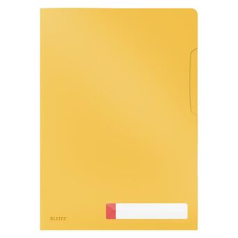 LEITZ Capa em L para Documentos Cosy, A4, 40 Folhas, Polipropileno, Amarelo Quente