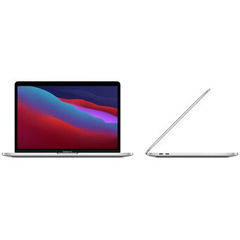 APPLE Portátil MacBook Pro 2020 M1, 13”, Apple M1 CPU 8-Core, GPU 8-Core, 8 GB RAM, 512 GB SSD, Prateado