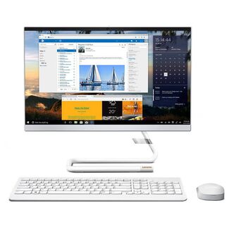 Lenovo Desktop All-in-One IdeaCentre 22ADA05-366, 22”, AMD Athlon™ Silver 3050U, 4 GB RAM, 256 GB SSD, Branco