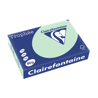 Clairefontaine Papel Impressora A4 Trophée, 80 g/m², Verde, Resma