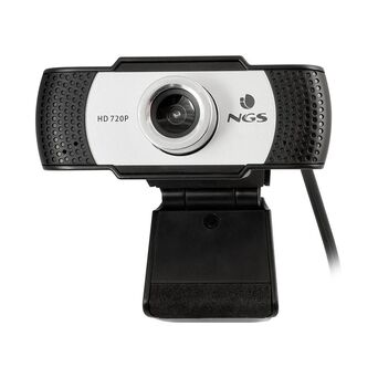 NGS Câmara Web Xpresscam720, 1280 x 720, USB, com Microfone Incorporado, Preto