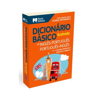 PORTO EDITORA Dicionário Básico Ilustrado Duplo Inglês-Português