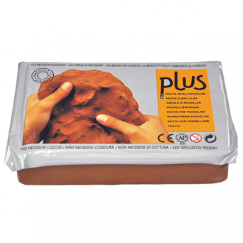 Argila Modelar Plus Auto Endurecimento, Terracota 1,5 kg
