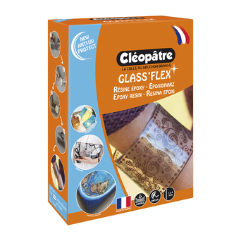 Resina Brilhante Glass’Flex + Acessórios, 130 ml