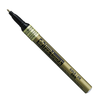 SAKURA Marcador Pen-Touch, Ponta Fina, 1 mm, Dourado